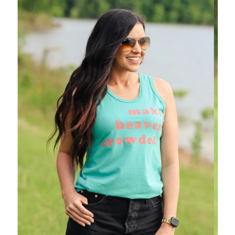 The Light Blonde 'Make Heaven Crowded Tank Top